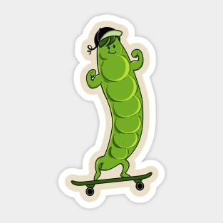 Skates Chickpea Sticker